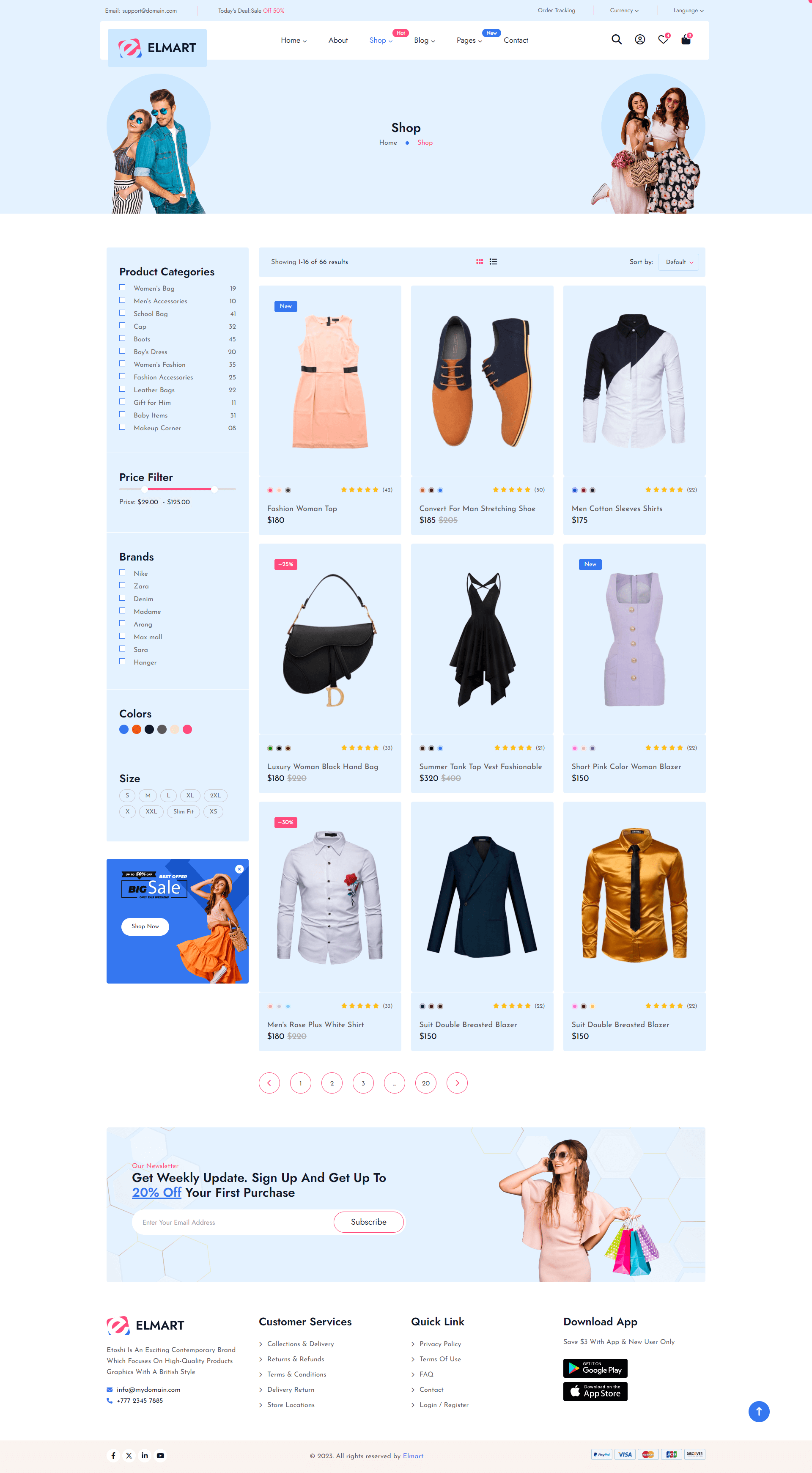 Shop Left Sidebar
