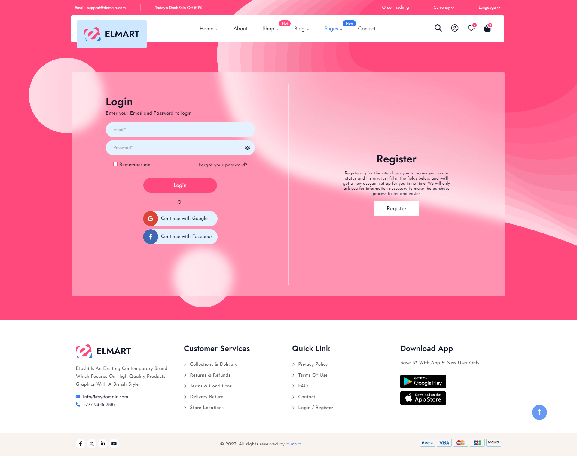 User & Vendor Login
