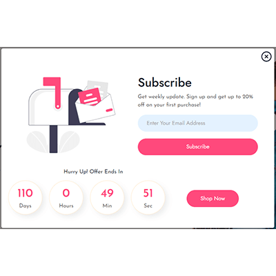 Email Subscription (Popup)